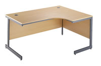 neptune Right Hand Ergonomic Desk (1600)