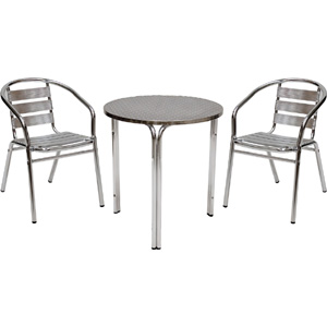 neptune Soho Stainless Steel 3-Feet Table  2