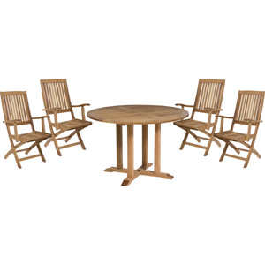 neptune Winchester Teak Round Table - 110cm 4