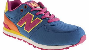 kids new balance blue 574 girls youth 8708005070