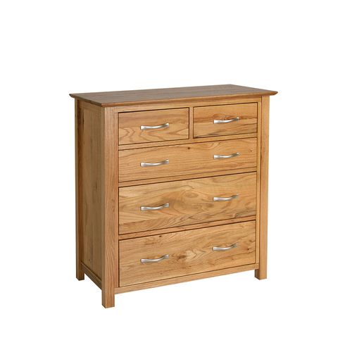 New Dorset Oak 2+3 Chest of Drawers