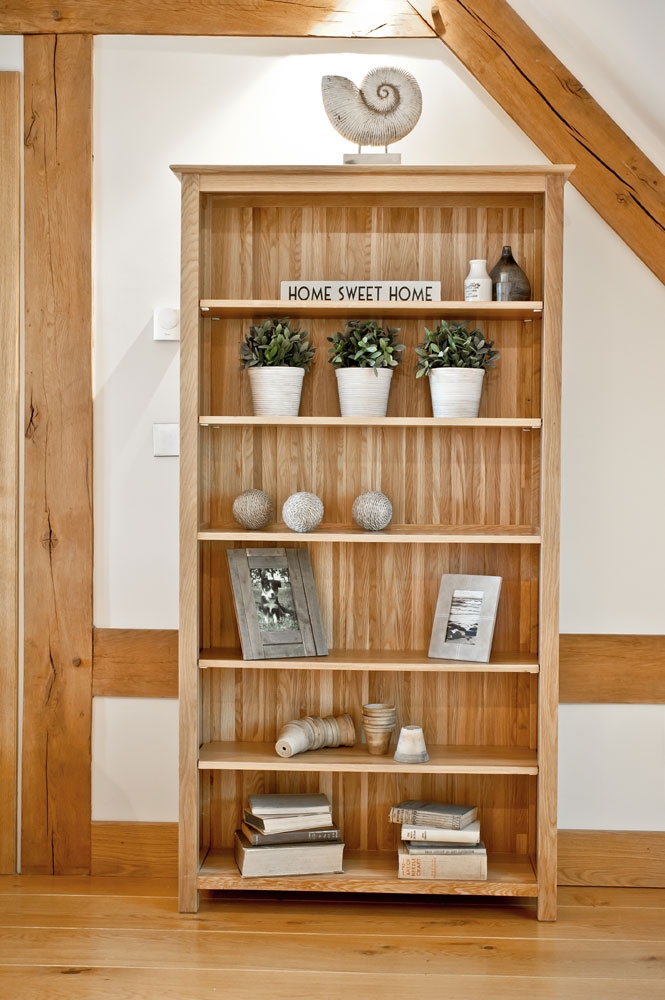 New Forest Oak Large Bookcase