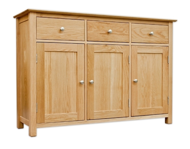 New Forest Solid Oak Large Sideboard/Base