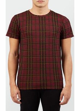 Dark Red Check T-Shirt 3215880