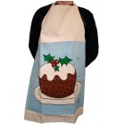 New Overseas Traders Christmas Apron - Christmas Pudding