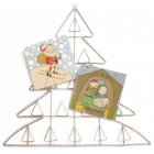 Silver Christmas Tree Card Holder