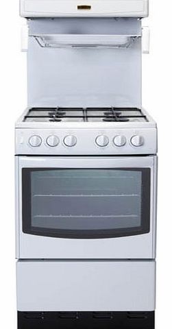 New World 50THLG Gas Cooker, White