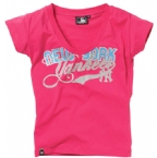 NYY Womens T-Shirt Hot Pink