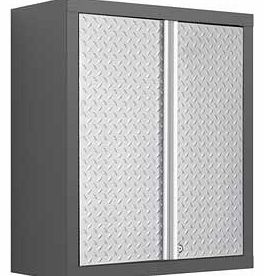 Bold Diamond Plate Series Wall Cabinet