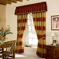 Lined Curtain Terracotta 228 x 228cm