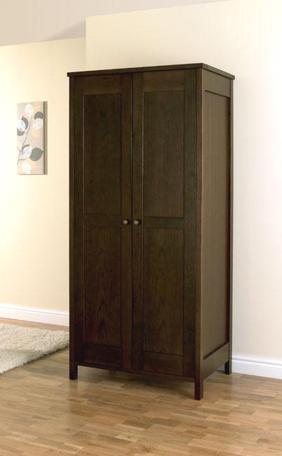 Dark Oak Double Wardrobe