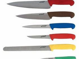 6 Piece Colour Coded Knife Set + Knife Wallet