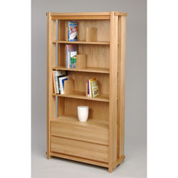 Nexus - Natural Light Oak Bookcase