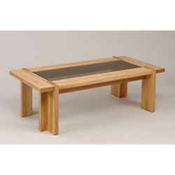 - Natural Light Oak Coffee Table