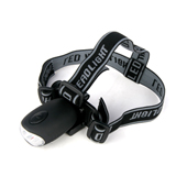 BAT Wind Up Head Torch - rain proof strong beam