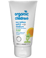 Childrens Organic Sun Screen Factor 25 - No