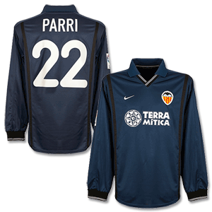 00-01 Valencia Away L/S Shirt + Parri No. 22 -