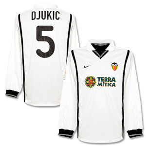 00-01 Valencia Home L/S Shirt + Djukic No. 5 -