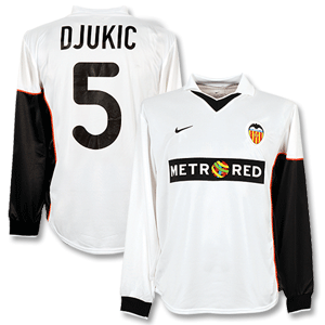 01-02 Valencia Home L/S Shirt + Djukic No. 5 -