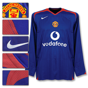 05-06 Man Utd Away L/S Shirt - Code 7