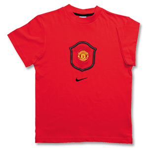 07-08 Man Utd S/S Tee - Boys - Red