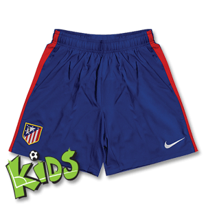 09-10 Atletico Madrid Home Shorts - Boys