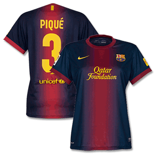 12-13 Barcelona Home Womens Shirt (Inc TV3