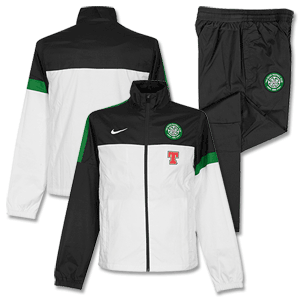 12-13 Celtic Sideline Woven Warm Up Suit - White