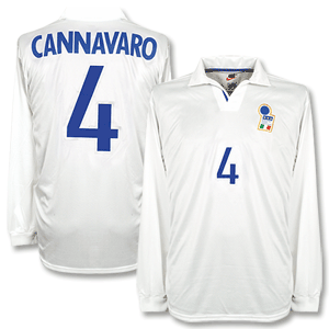 98-99 Italy Away L/S Shirt - No Swoosh +