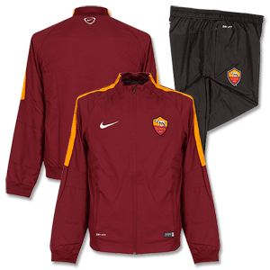 AS Roma Kids Training Suit - Maroon/Black 2014