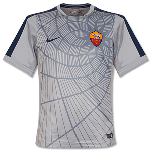 AS Roma Pre-Match Top - Silver 2014 2015