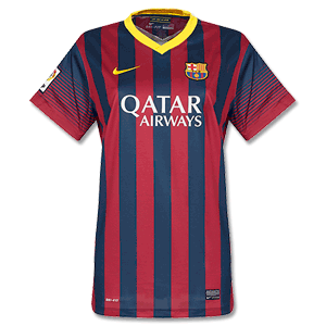 Barcelona Home Womens Shirt 2013 2014