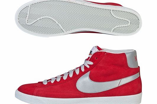 Blazer Mid Prm Vintage Suede Red 538282-603