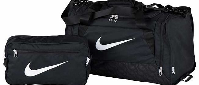 Brasilia Small 2 Piece Holdall Set - Black