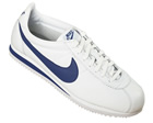 Classic Cortez White/Purple Leather Trainers