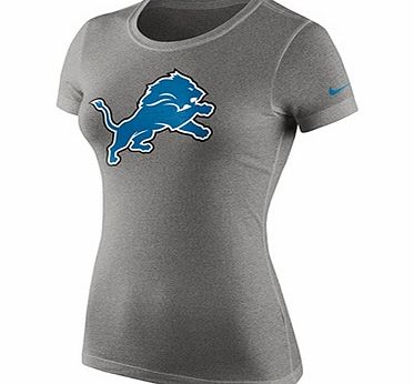 Detroit Lions Logo Crew T-Shirt - Womens