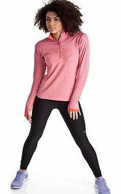 Element Half Zip LS T-Shirt - Pink