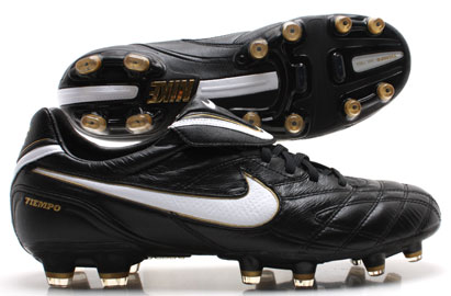  Tiempo Legend III FG Football Boots Blk/White/Gold