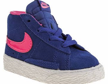 kids nike blue blazer mid vintage girls