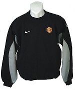 Manchester Utd Kids Sweatshirt Black Size Large Boys