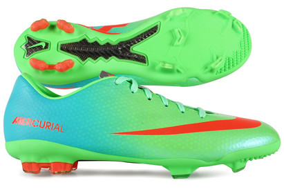 Mercurial Vapor IX FG Kids Football Boots Neo