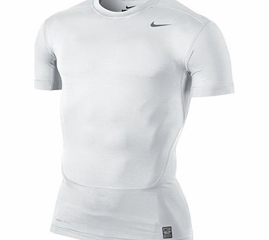 Pro Combat Core Base Layer Top White