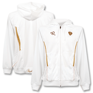 R10 Ronaldinho Full Zip Track Top - White