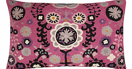 Folk Cushion, Fuchsia