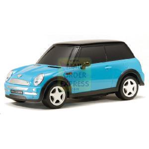 Mini Cooper Blue Black 1 24 Scale