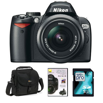 D60 Digital SLR with 18-55 II Lens -