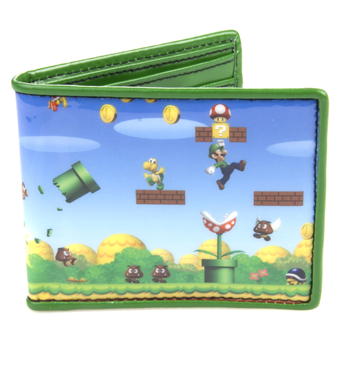 Super Mario Brothers Printed Wallet