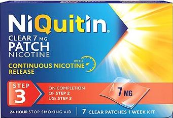 NIQUITIN, 2041[^]10012809 Clear 7 mg Patch Step 3 - 7 Patches