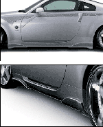 350Z VI Side Under Wing (CARBON)