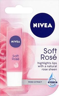 Nivea, 2041[^]10021592 Soft Ros Lip 4.8g 10021592